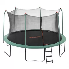 Trambulină Bestway Xtreme Air 59105BW, 427 cm, plasă externă, Black/Green