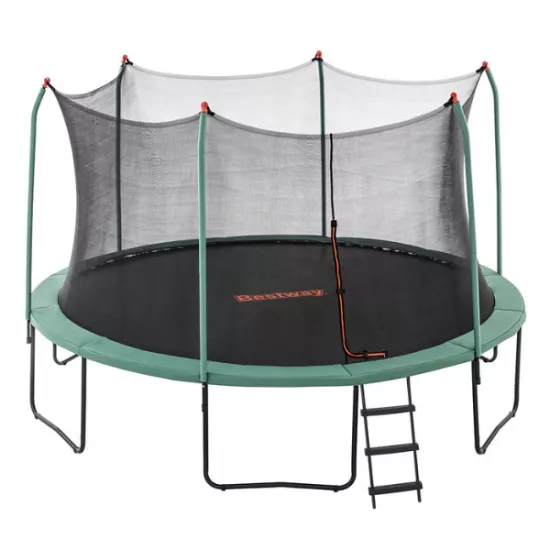 Батут Bestway Xtreme Air 59105BW, 427 см, внешняя сетка, Black/Green