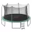 Батут Bestway Xtreme Air 59105BW, 427 см, внешняя сетка, Black/Green