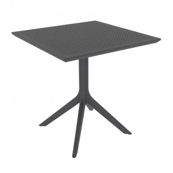 Masă de grădină Rita (fixed) + Silvia H, Antracit