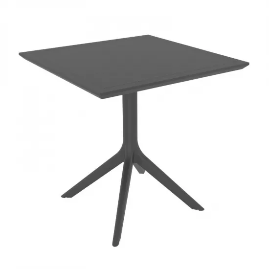 Стол садовый Rita (folding)+Silvia P складной, Antracit