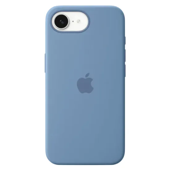 Чехол Apple Silicone Case для iPhone 16e/17e, Winter Blue