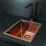 Chiuvetă de bucătărie Alveus Quadrix 30 450х450 mm, Copper