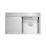 Chiuvetă de bucătărie Alveus Pure Up 40 790x525 mm, Inox (1123790)