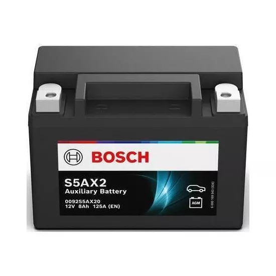 Baterie suplimentarÄ? Bosch 12V 9AH 130A(EN) клемÑ? 1 (150x87x106) AGM auxiliary AUX9 0092S5AX20