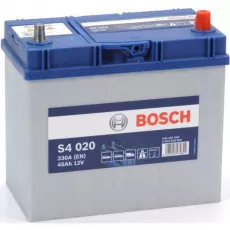 Acumulator auto Bosch 45AH 330A(JIS) клемы 0 (238x129x227) S4 020 тонкая клема 0092S40200