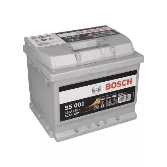 Аккумулятор Bosch 52AH 520A(EN) клемы 0 (207x175x175) S5 001 0092S50010