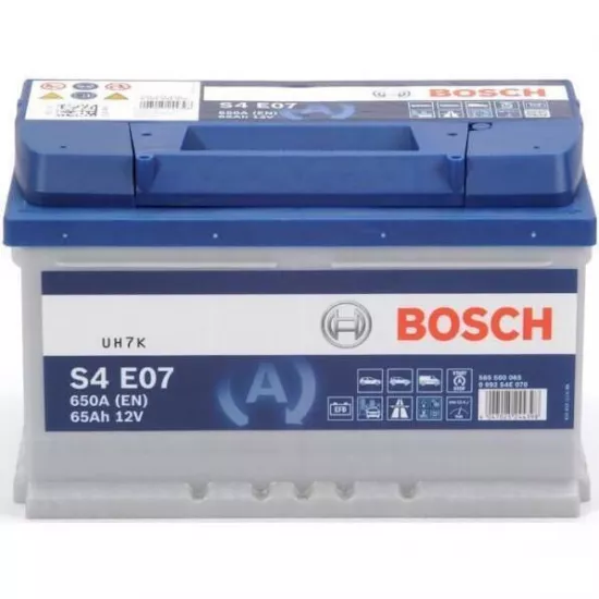 Аккумулятор Bosch 65AH 650A(EN) клемы 0 (278x175x175) S4 007 EFB 0092S4E070