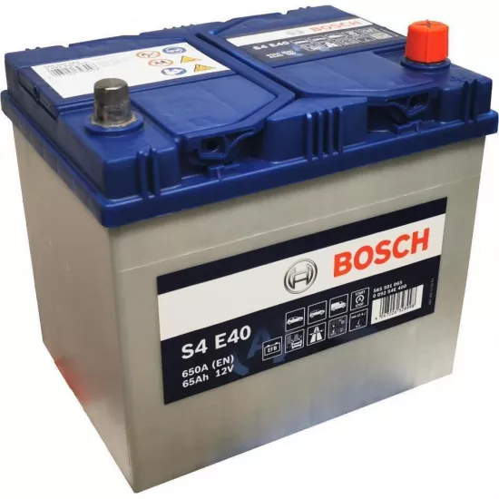 Аккумулятор Bosch 65AH 650A(JIS) клемы 0 (232x173x225) S4 024 EFB 0092S4E400