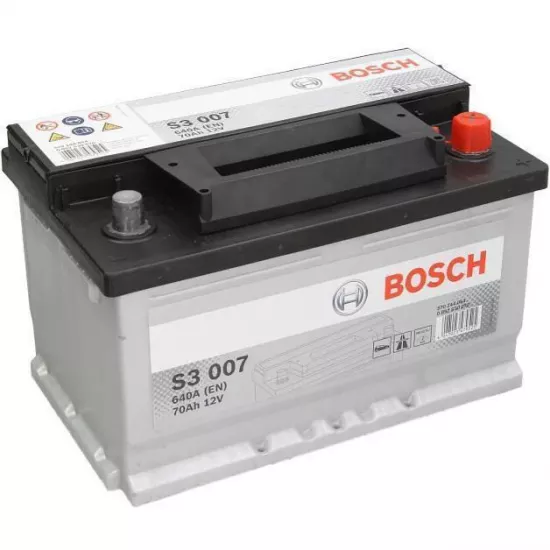 Аккумулятор Bosch 70AH 640A(EN) клемы 0 (278x175x175) S3 007 0092S30070