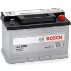 Acumulator auto Bosch 70AH 640A(EN) клемы 0 (278x175x190) S3 008 0092S30080