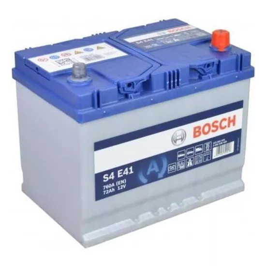 Acumulator auto Bosch 72AH 760A(JIS) клемы 0 (261x175x220) S4 026 EFB 0092S4E410