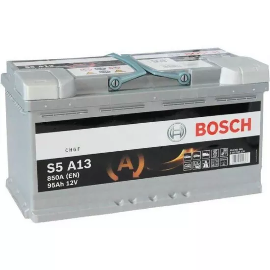 Аккумулятор Bosch 95AH 850A(EN) клемы 0 (353x175x190) S6 013 AGM 0092S5A130