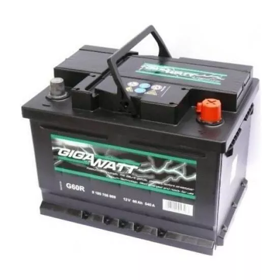 Acumulator auto Gigawatt 60AH 540A(EN) клемы 0 (242x175x175) S4 004 0185756009