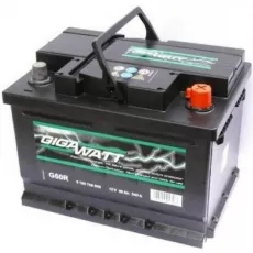 Acumulator auto Gigawatt 60AH 540A(EN) клемы 0 (242x175x190) S4 005 0185756008