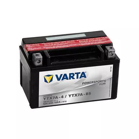 Аккумулятор Varta 12V 6AH 105A(EN) клемы 1 (151x88x94) YTX7A-BS AGM 506015011I314