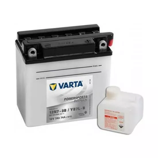 VARTA Аккумулятор 12V 7AH 74A(EN) клемы 0 (136x76x134) 12N7-3B (YB7L-B) 507012007I314
