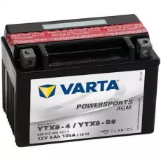 Аккумулятор Varta 12V 8AH 135A(EN) клемы 1 (152x88x106) YTX9-BS AGM 508012014I314 Аккумулятор Varta 12V 8AH 135A(EN) клемы 1 (152x88x106) YTX9-BS AGM 508012014I314