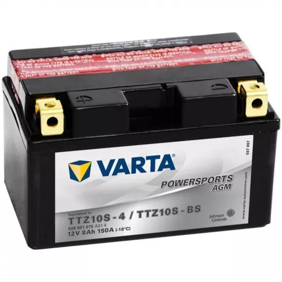 Аккумулятор Varta 12V 8AH 150A(EN) клемы 1 (150x87x93) TTZ10S-BS AGM 508901015I314