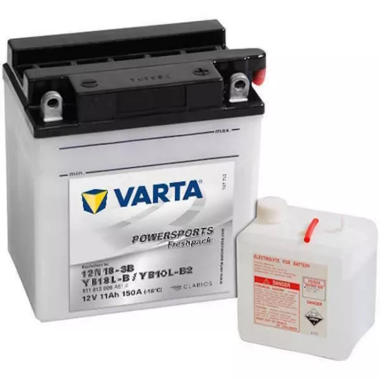 Acumulator auto Varta 12V 11AH 150A(EN) клемы 0 (136x91x146) YB10L-B2 (YB10L-B) 511013015I314
