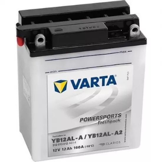 Аккумулятор Varta 12V 12AH 160A(EN) клемы 0 (136x82x161) YB12AL-A2 (YB12AL-A) 512013016I314