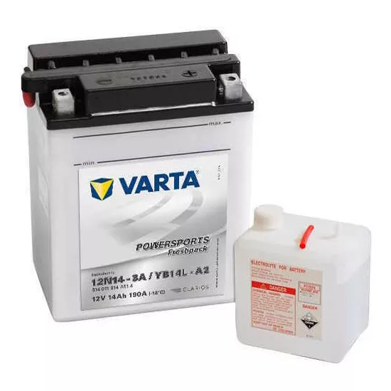 Acumulator auto Varta 12V 14AH 190A(EN) клемÑ? 0 (135x90x167) YB14L-A2 (12N14-3A) 514011019I314