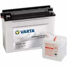 Аккумулятор Varta 12V 16AH 180A(EN) клемы 1 (205x72x164) YB16AL-A2 (CB16AL-A2) 516016018I314 Аккумулятор Varta 12V 16AH 180A(EN) клемы 1 (205x72x164) YB16AL-A2 (CB16AL-A2) 516016018I314