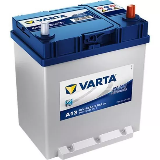 Аккумулятор Varta 40AH 330A(JIS) клемы 0 (187x127x227) S4 030 тонкая клема+борт 5401250333132