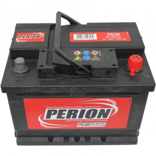 Аккумулятор Perion 53AH 470A(EN) клемы 0 (242x175x175) S4 004 553400047