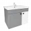 Тумба с раковиной Mashtab Lerida (Sava) 70 см, Gray/White