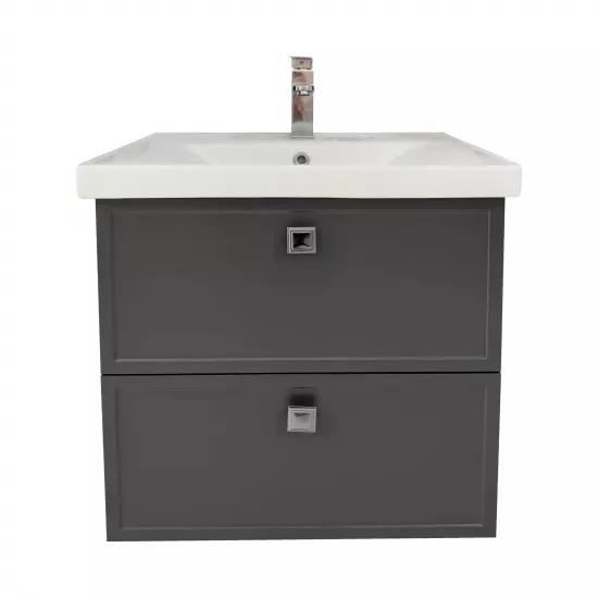 Тумба с раковиной Mashtab Alicante (Sava) 80cm,, Antracit (11868)