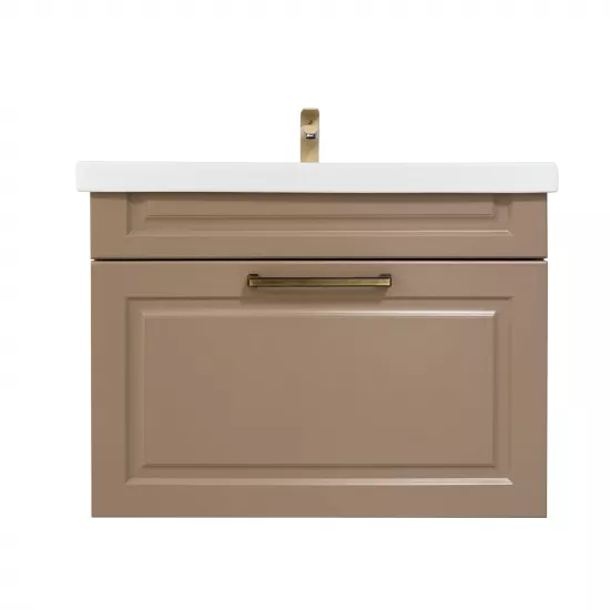 Dulap cu lavoar Mashtab Marbela (Sava) 80 cm, Beige