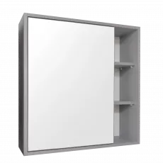 Dulap-oglindă pentru baie Mashtab Lerida (70 cm), Gray Dulap-oglindă pentru baie Mashtab Lerida (70 cm), Gray
