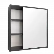 Dulap-oglindă pentru baie Mashtab Alicante (80 cm), Antracite Dulap-oglindă pentru baie Mashtab Alicante (80 cm), Antracite