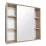 Dulap-oglindă pentru baie Mashtab Marbela (80 cm), Beige