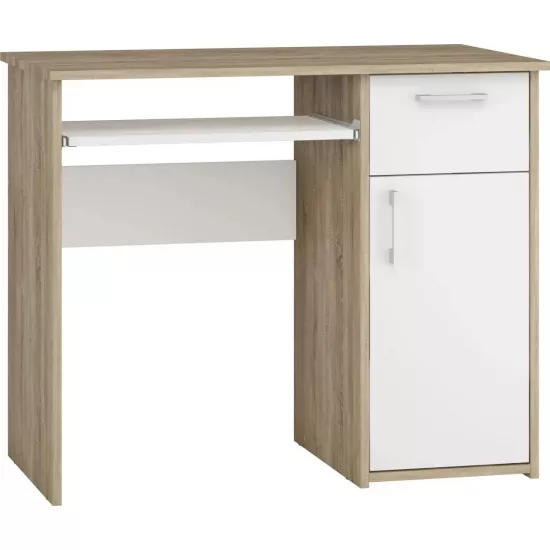 Masa de birou Magnus Maja (0.9m), Sonoma/White
