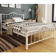 Кровать Magnus Orkide, 140 x 200 см, Белая