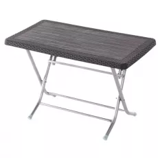 Masă de grădină Magnus Rattan pliabila, Maro Masă de grădină Magnus Rattan pliabila, Maro
