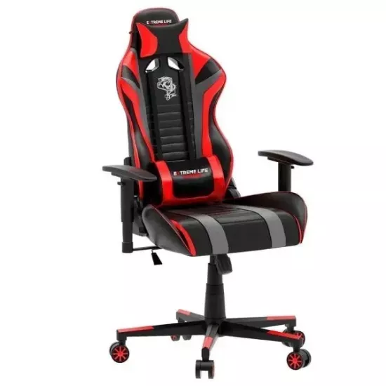 Fotoliu de gaming Magnus MC 100-2, Black / Red