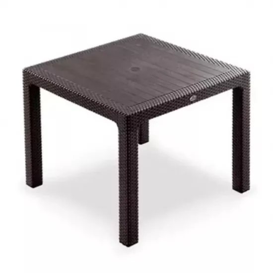 Masă de grădină Magnus Rattan (90х90), Maro