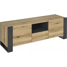Comoda TV Magnus Combo (140 cm), Grafit/Stejar
