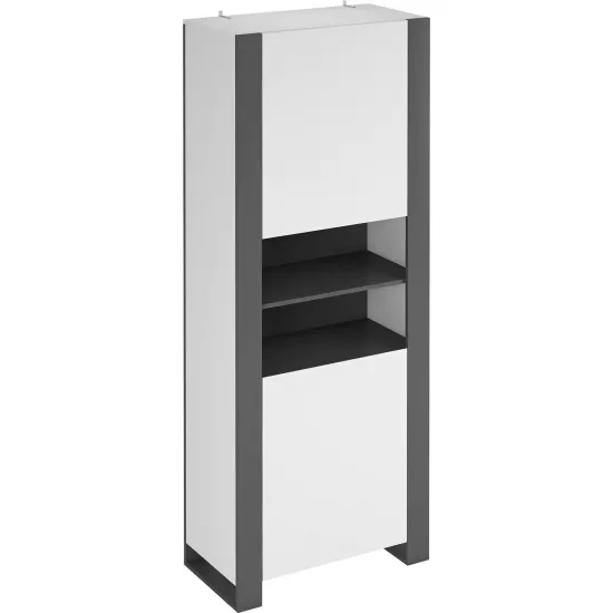 Шкаф Magnus Combo CO7 (59,6 см), графит/белый