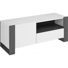 Comoda TV Magnus Combo C03 (120 cm), grafit/alb