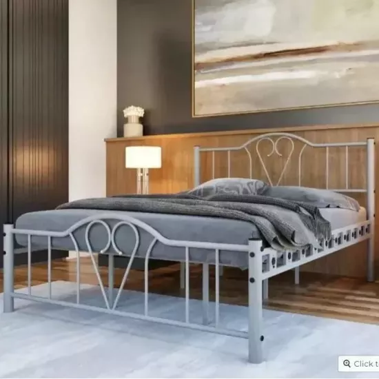 Кровать Magnus Orkide, 90 x 200 см, Серая