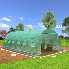 Sera pentru gradina Tehno MS 6x3x2.25m / Ø26mm / 2 uși Sera pentru gradina Tehno MS 6x3x2.25m / Ø26mm / 2 uși