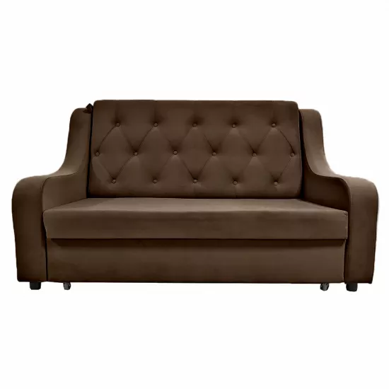 Диван прямой CAM N7+ (170x100) без деревянных подлокотников, Tenerife 11 Коричневый