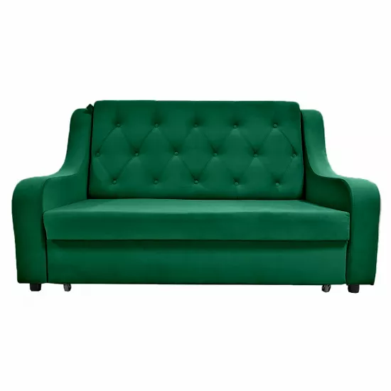 Диван прямой CAM N7+ (190x100) без деревянных подлокотников, Tenerife 64 Зеленый