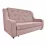 Диван прямой CAM N7+ (220x100) без деревянных подлокотников, Tenerife 24 Розовый