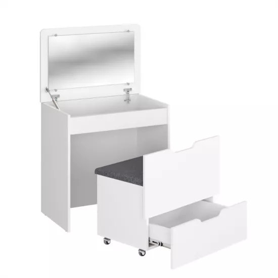 Masă toaletă Kompanit Трюмо-12, White