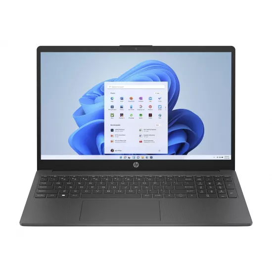 Laptop 15,6" HP 15-fd0162ci, Chalkboard Gray, Intel Core i3-1215U, 8 GB/512 GB, FreeDOS
